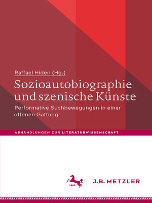 cover image of Sozioautobiographie und szenische Künste